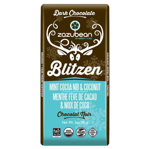Zazubean: Blitzen - Mint, Cocoa Nib & Coconut