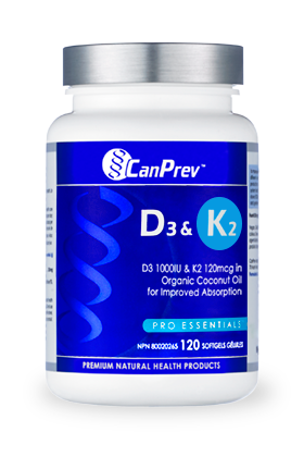 Vitamin D3&K2 120 Softgels - The Supplement Store