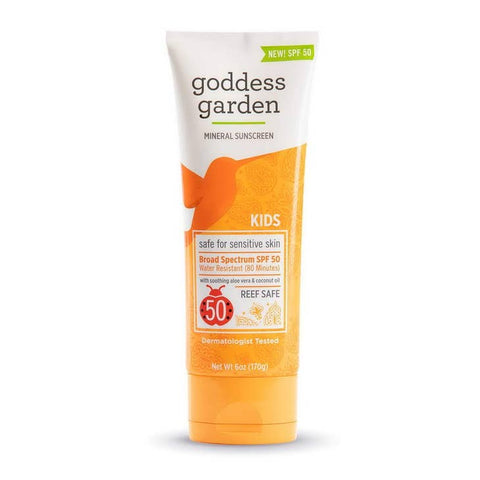 Goddess Garden Kids Spf 50 Mineral Sunscreen Lotion 6 oz