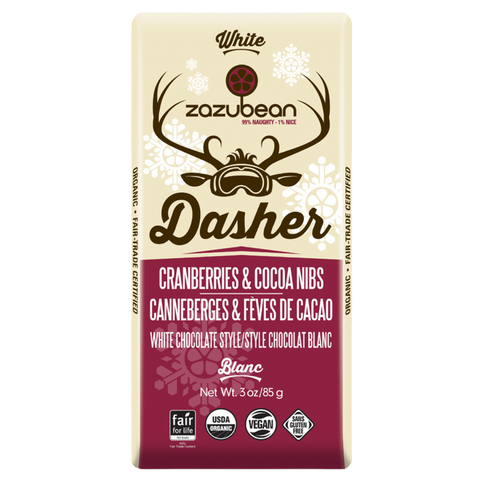 Zazubean: Dasher - Cranberries, Cocoa Nibs & Almonds